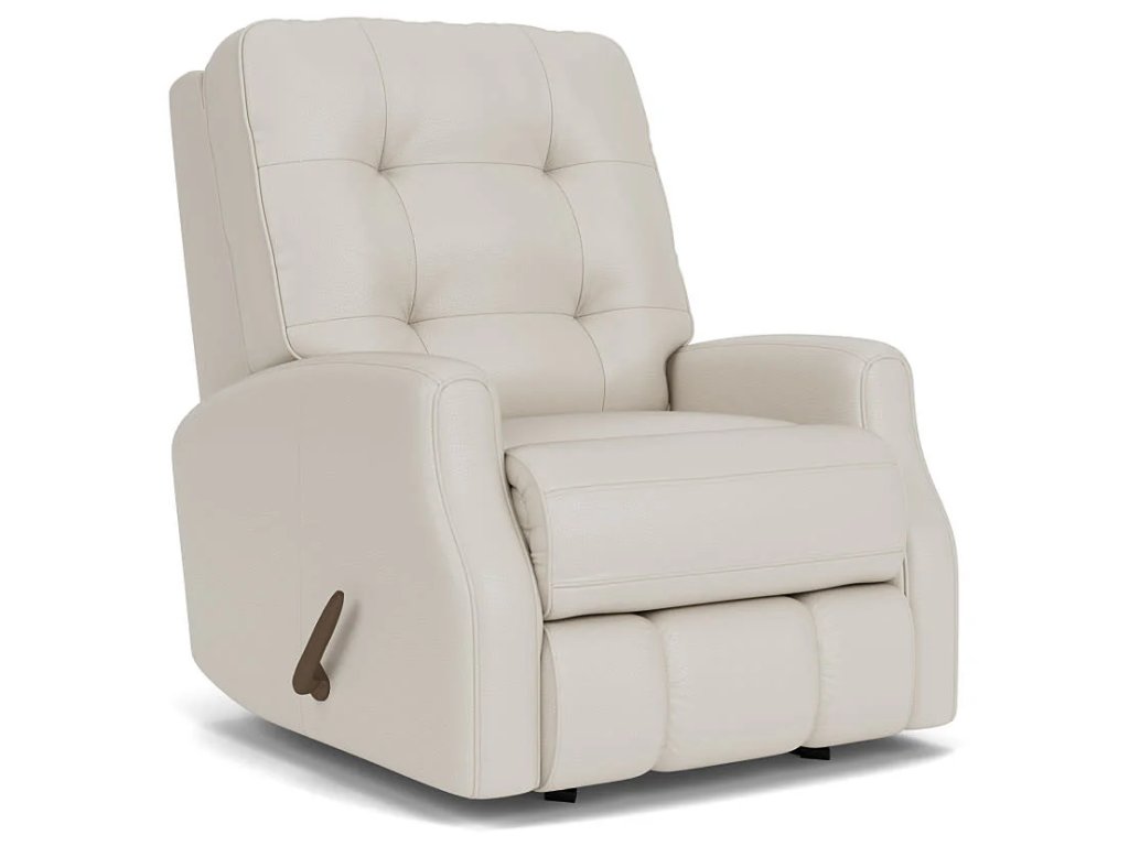 Devon Leather Rocking Recliner - main image