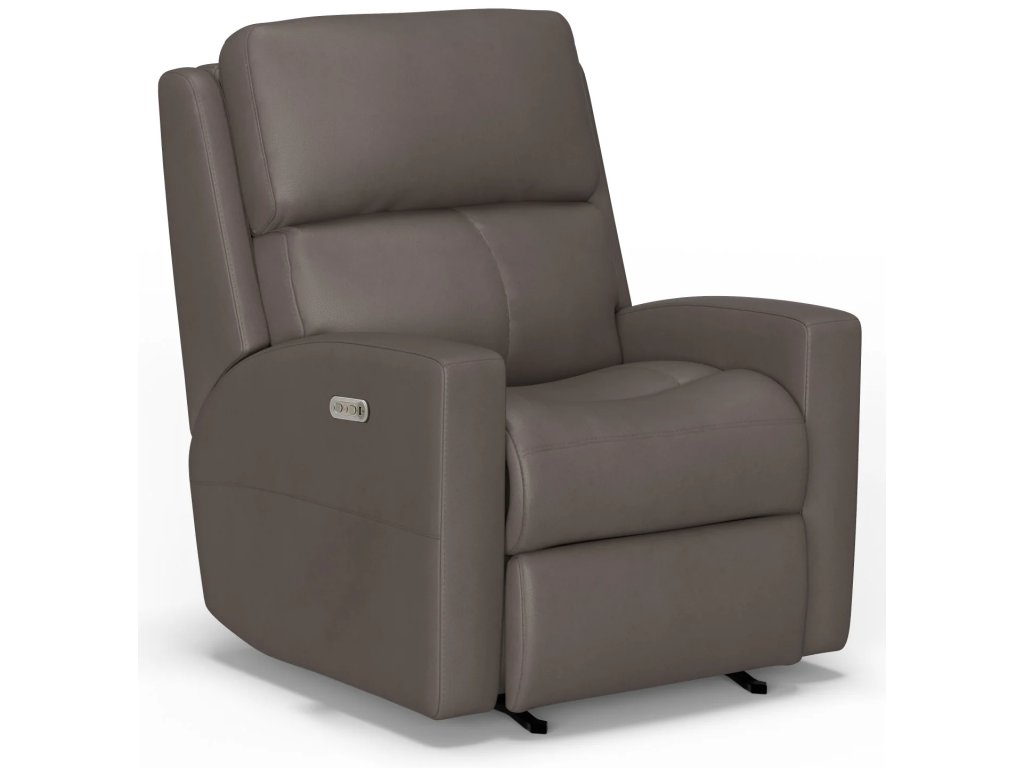 Catalina Leather Power Recliner with Power Headrest - main image