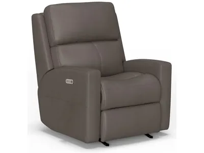 Catalina Leather Power Recliner with Power Headrest