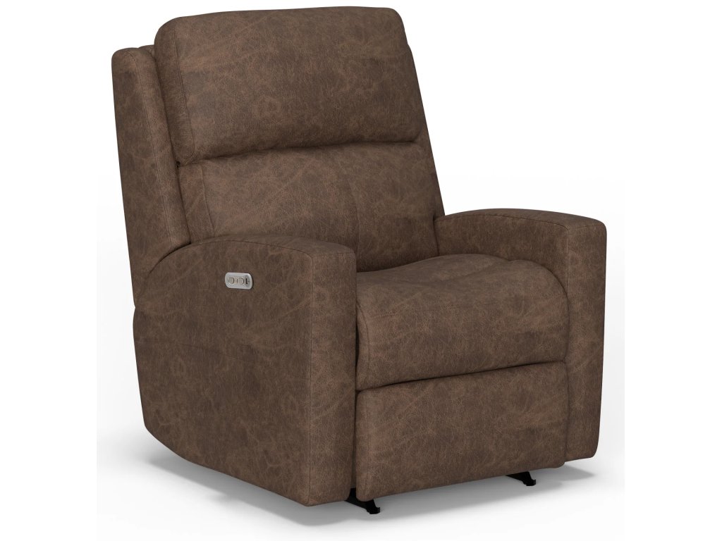 Catalina Leather Power Rocking Recliner with Power Headrest - main image