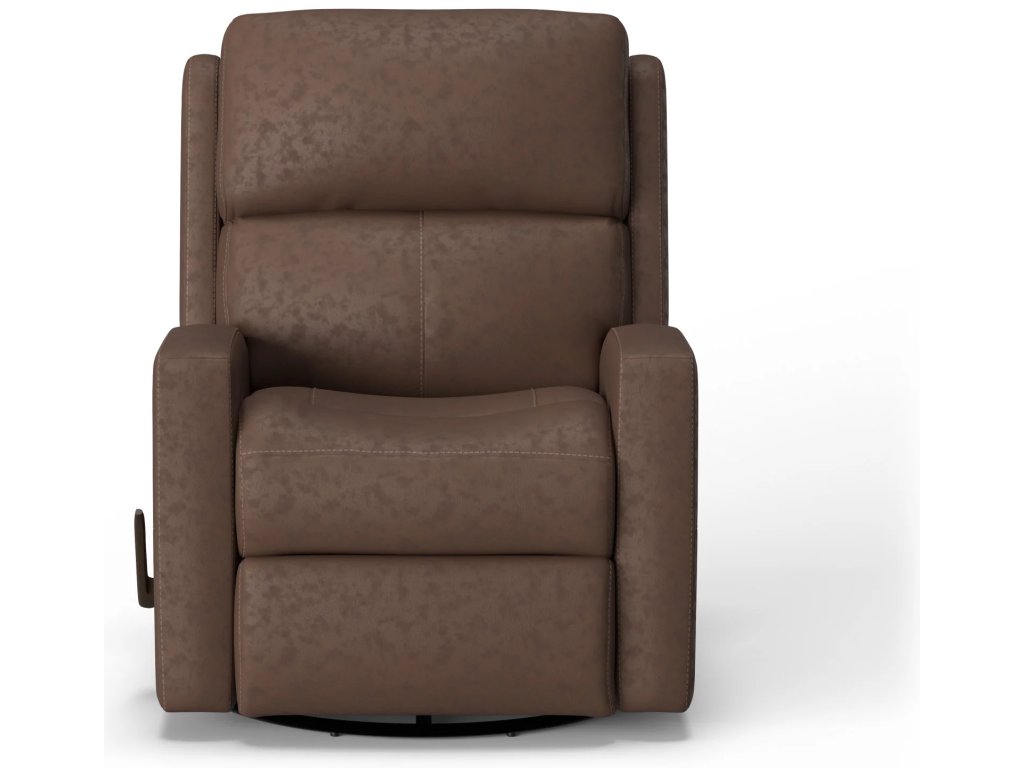Catalina Leather Swivel Gliding Recliner - image 1