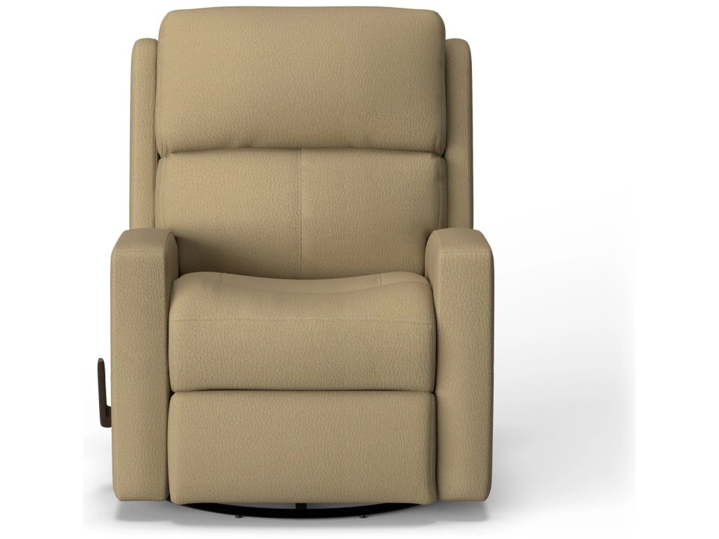 Catalina Leather Swivel Gliding Recliner - image 4