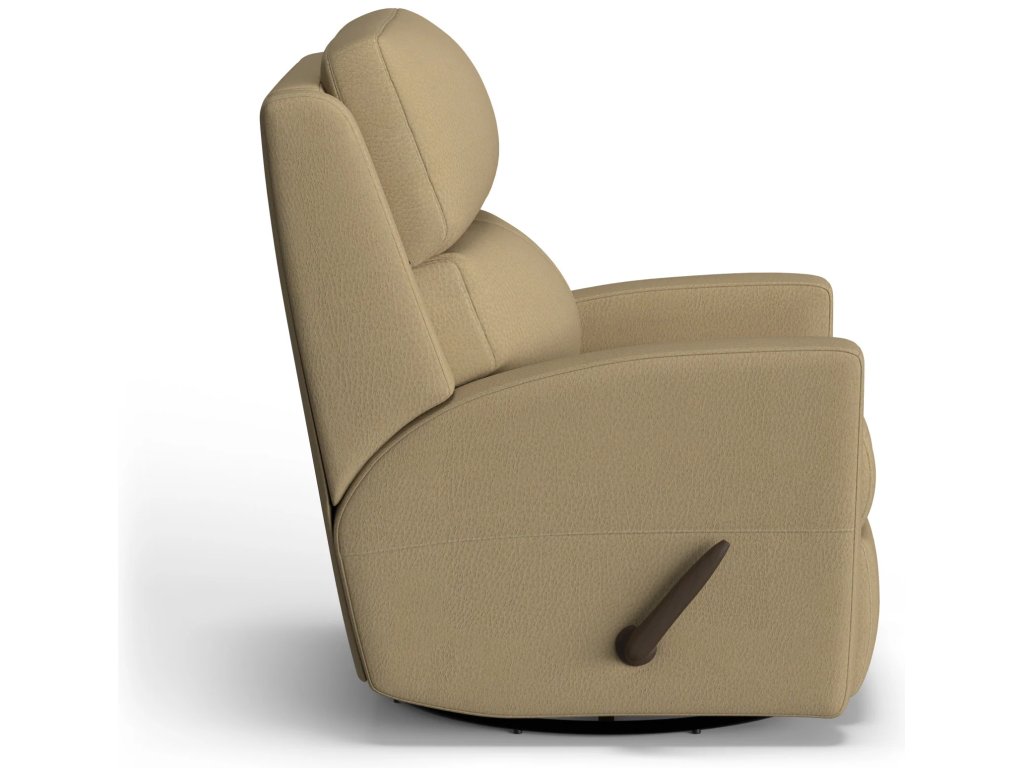 Catalina Leather Swivel Gliding Recliner - image 5