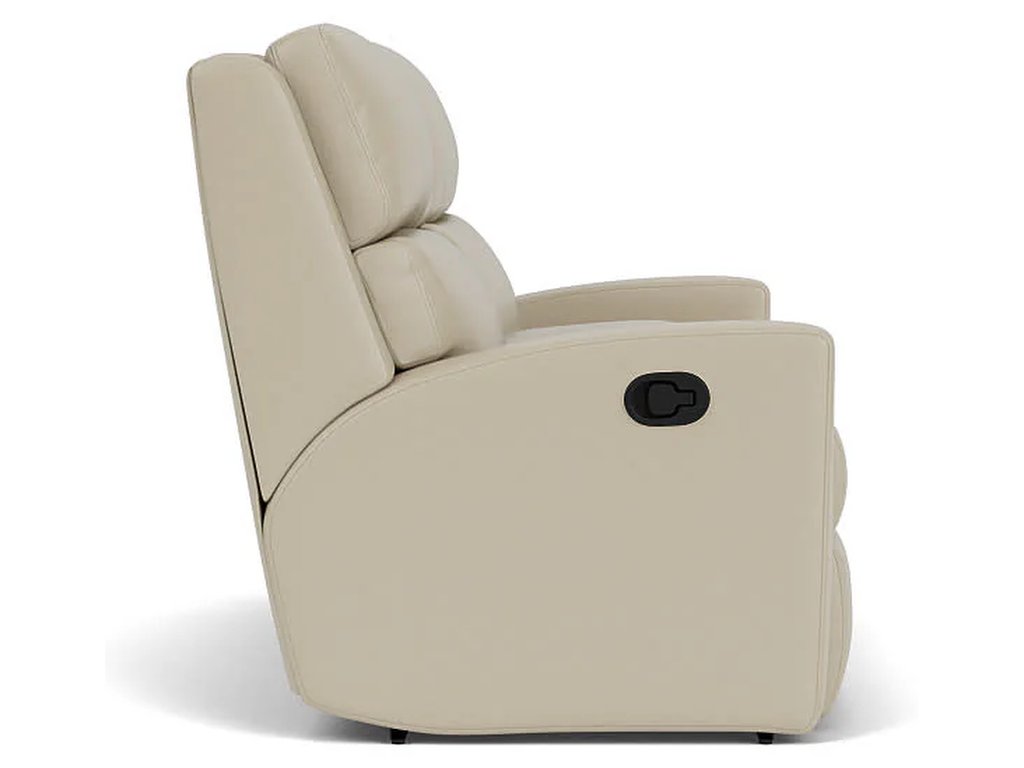 Catalina Leather Reclining Loveseat with Console - image 2