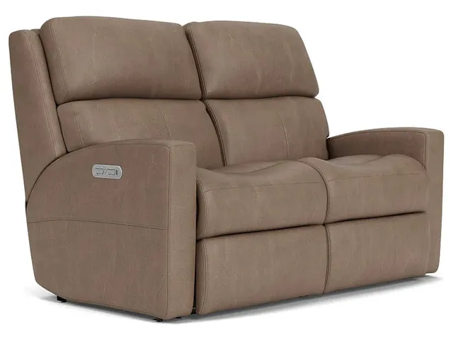 Catalina Leather Power Reclining Loveseat with Power Headrests