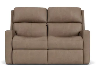 Catalina Leather Power Reclining Loveseat with Power Headrests - Alternative View