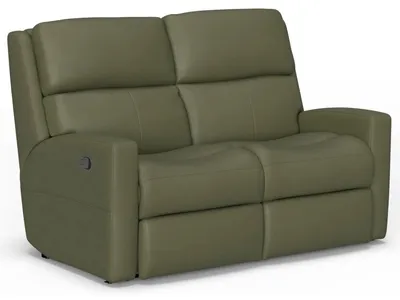 Catalina Leather Reclining Loveseat
