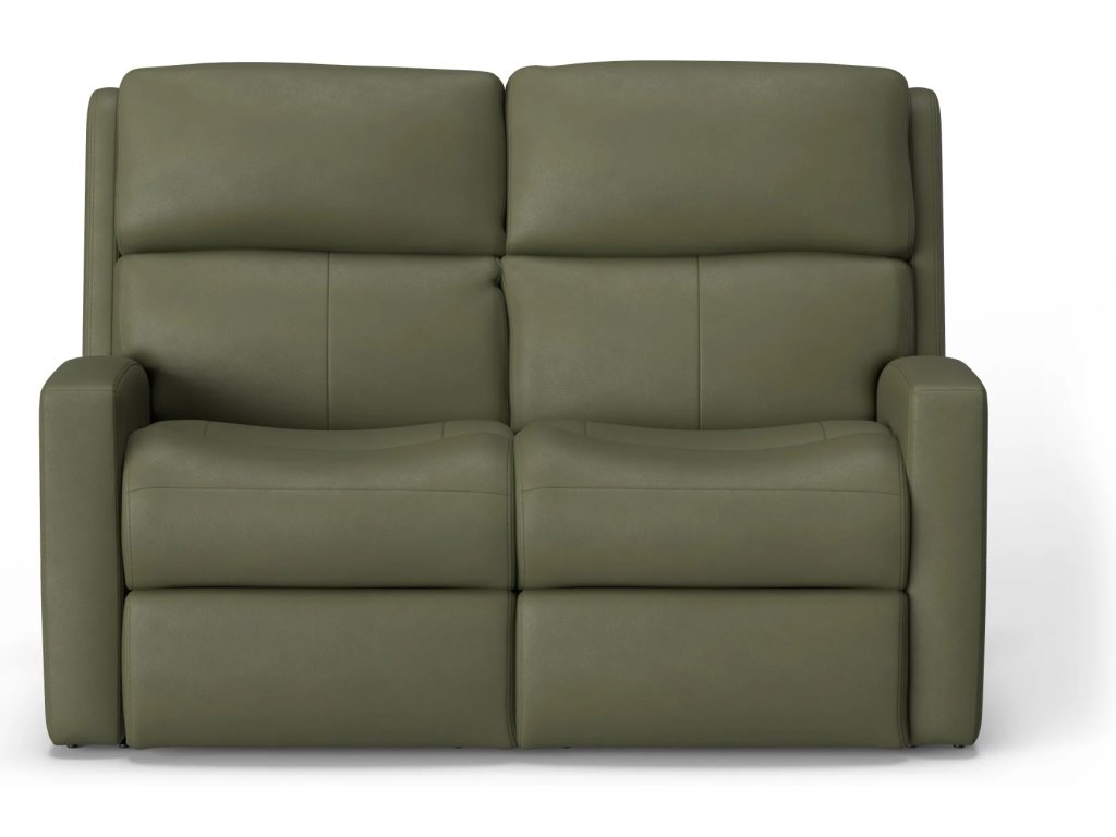 Catalina Leather Reclining Loveseat - image 4