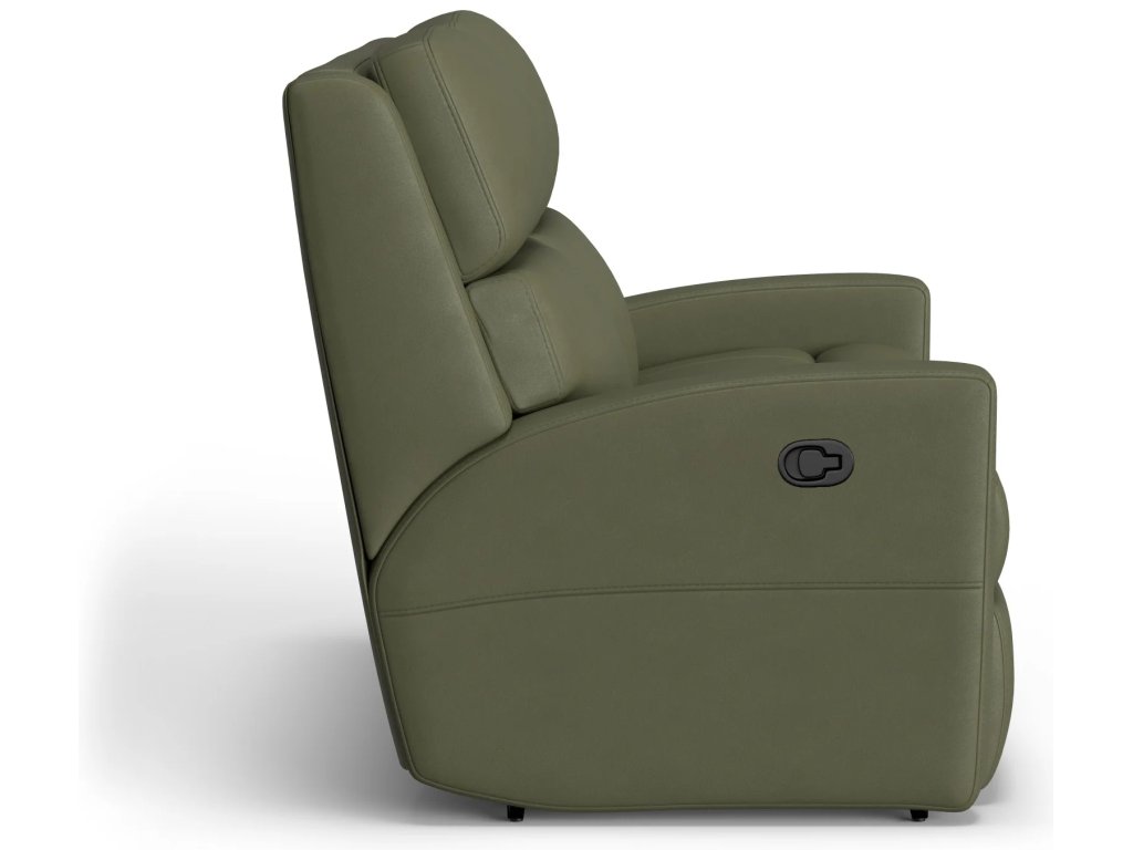 Catalina Leather Reclining Loveseat - image 5