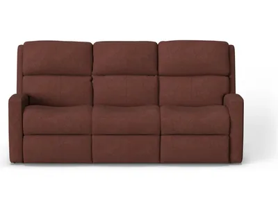 Catalina Leather Power Reclining Sofa with Power Headrests
