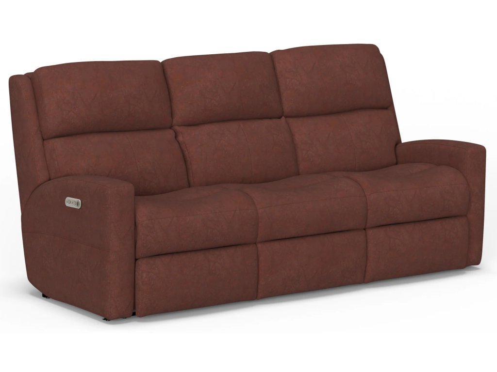 Catalina Leather Power Reclining Sofa with Power Headrests - image 3