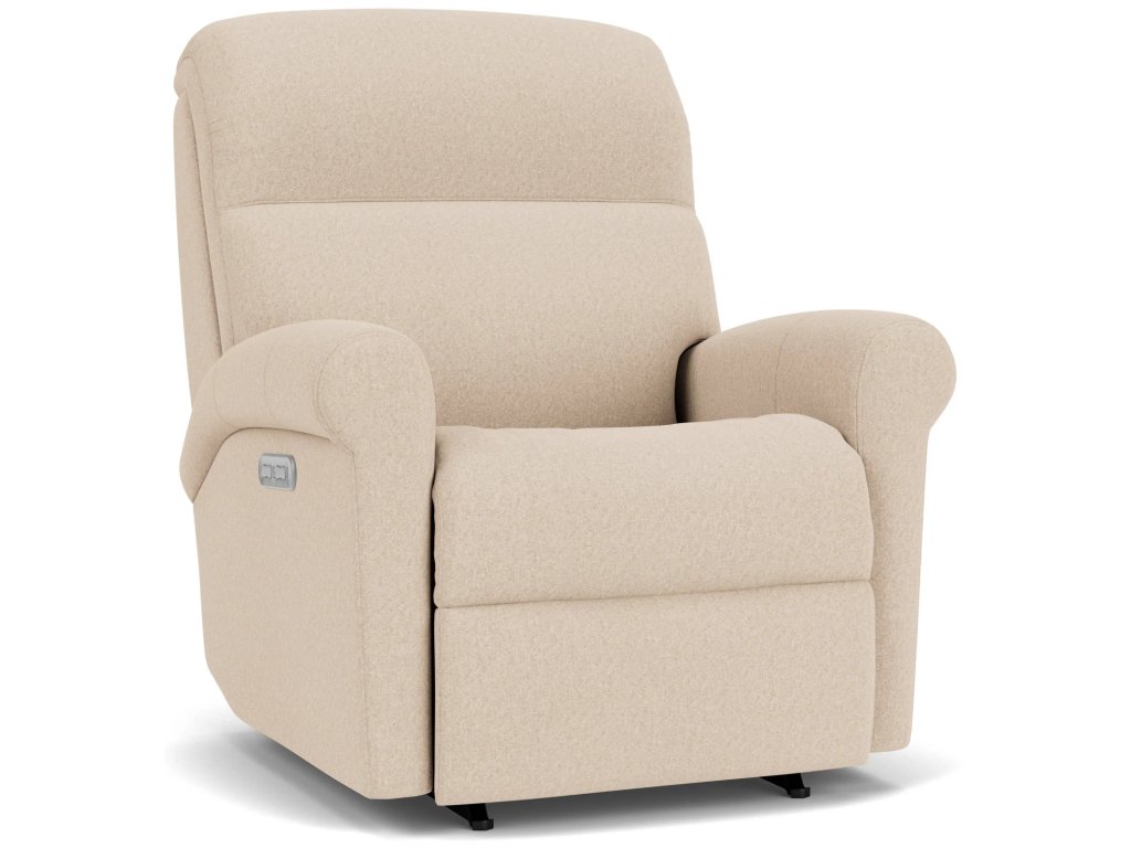Davis Leather Power Recliner with Power Headrest - image 3