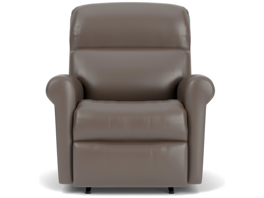 Davis Leather Power Recliner with Power Headrest - image 4