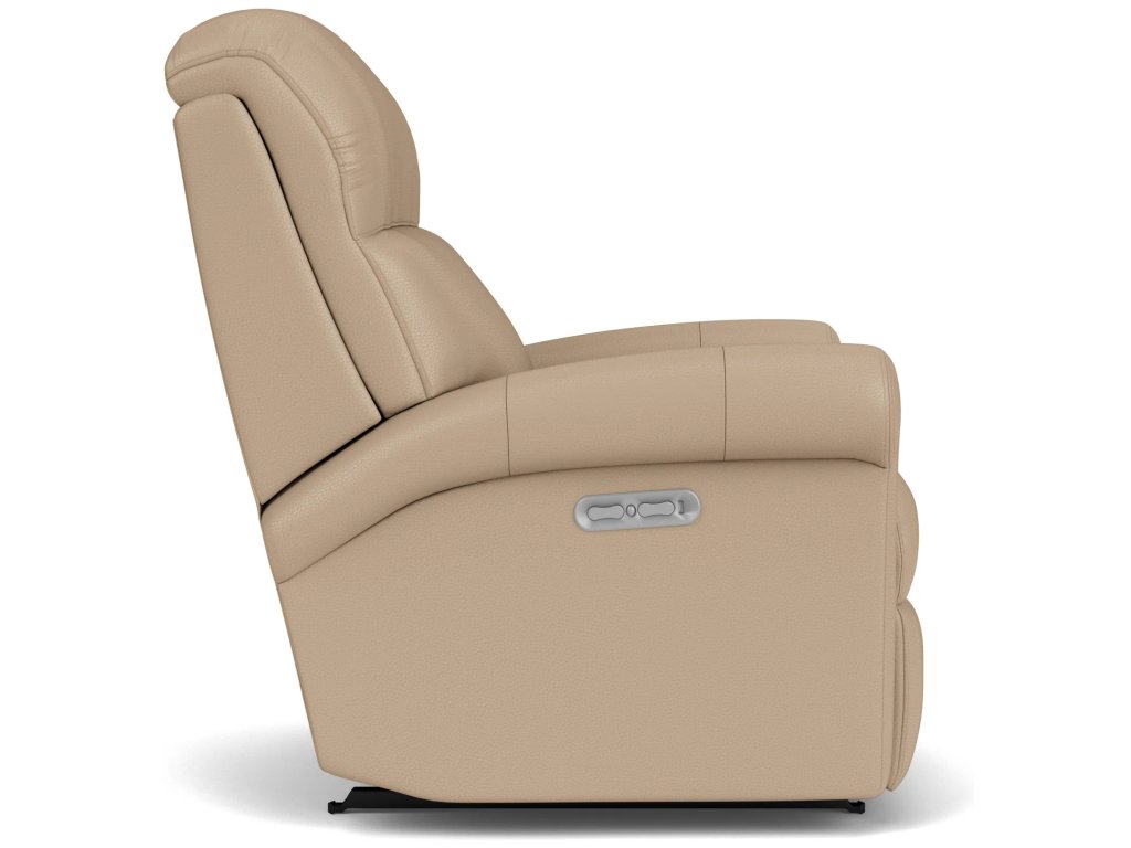 Davis Leather Power Rocking Recliner with Power Headrest - image 2