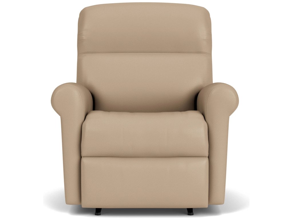 Davis Leather Power Rocking Recliner with Power Headrest - image 4