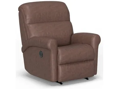Davis Leather Power Rocking Recliner