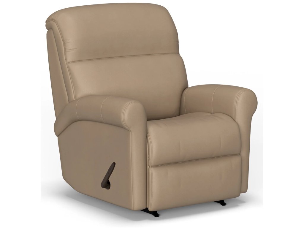 Davis Leather Rocking Recliner - main image