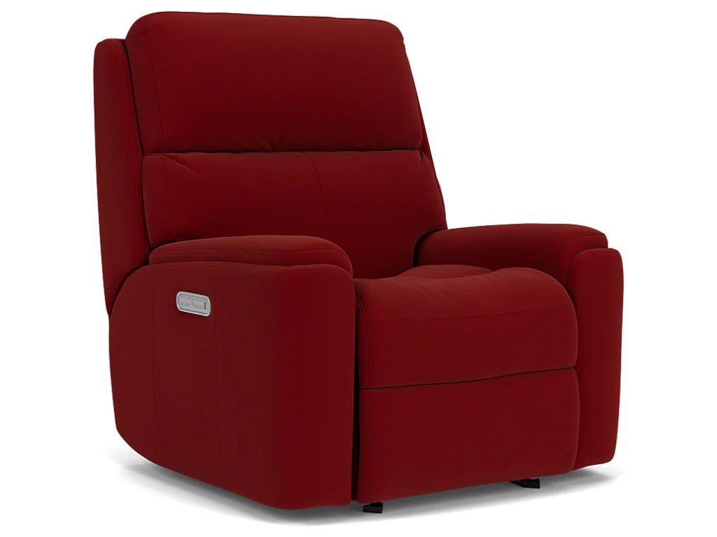 Rio Leather Power Recliner with Power Headrest - main image