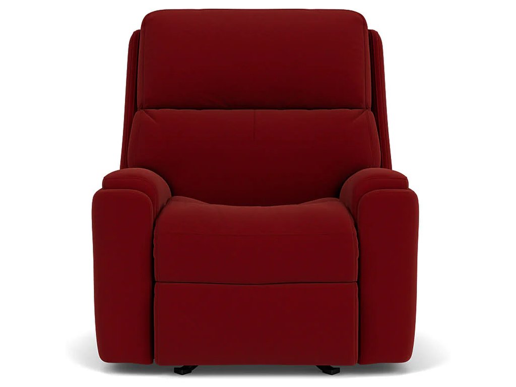 Rio Leather Power Recliner with Power Headrest - image 1