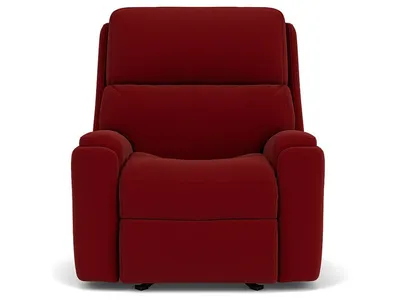 Rio Leather Power Recliner with Power Headrest - Alternative View