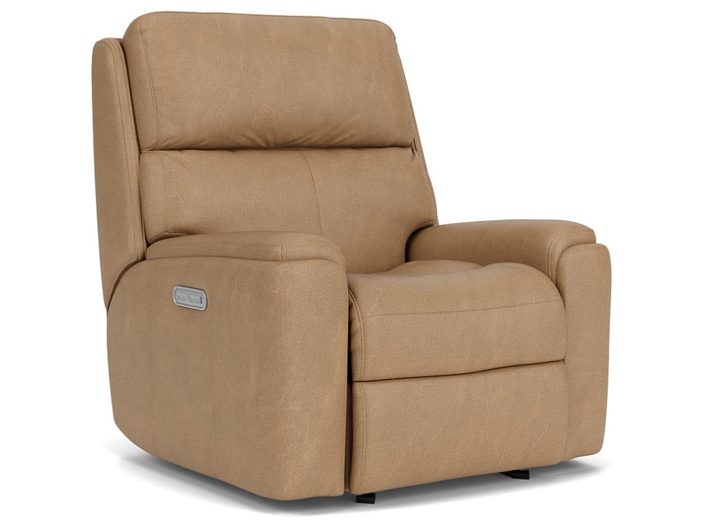Rio Leather Power Recliner with Power Headrest - image 3