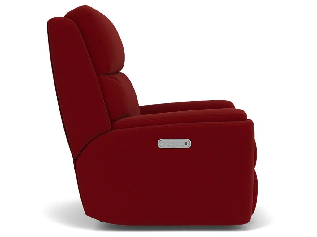 Rio Leather Power Recliner with Power Headrest - image 5