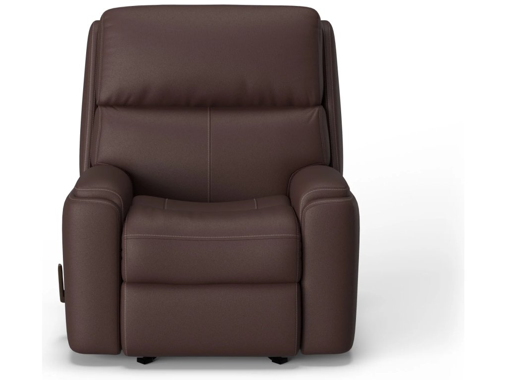 Rio Leather Power Rocking Recliner with Power Headrest - image 4