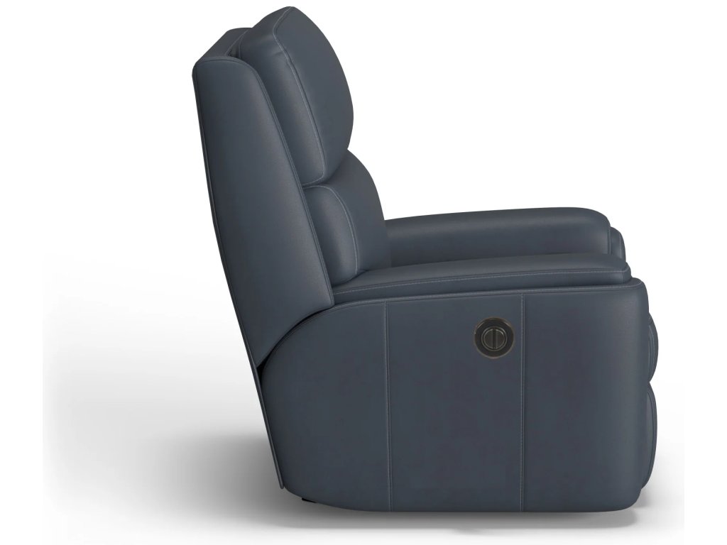 Rio Leather Power Rocking Recliner - image 2