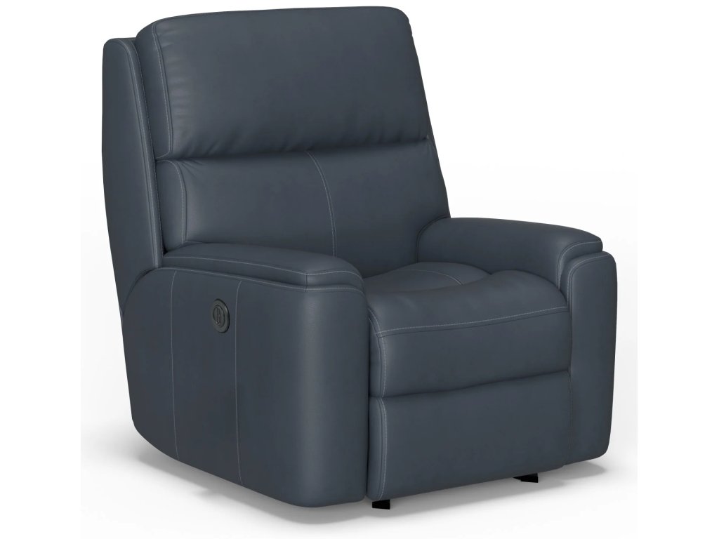 Rio Leather Power Rocking Recliner - image 3