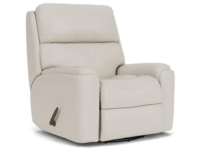 Rio Leather Swivel Gliding Recliner