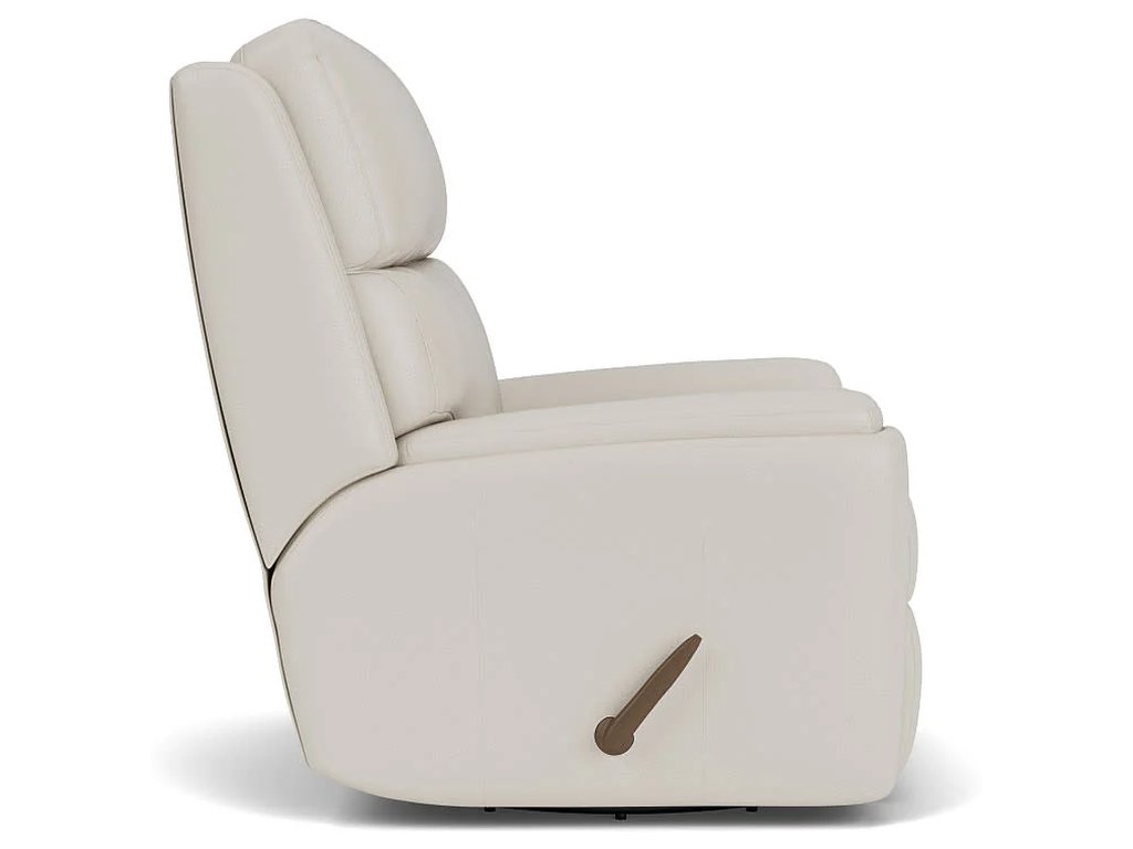 Rio Leather Swivel Gliding Recliner - image 5