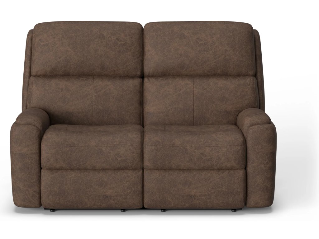 Rio Leather Power Reclining Loveseat with Power Headrests - image 4
