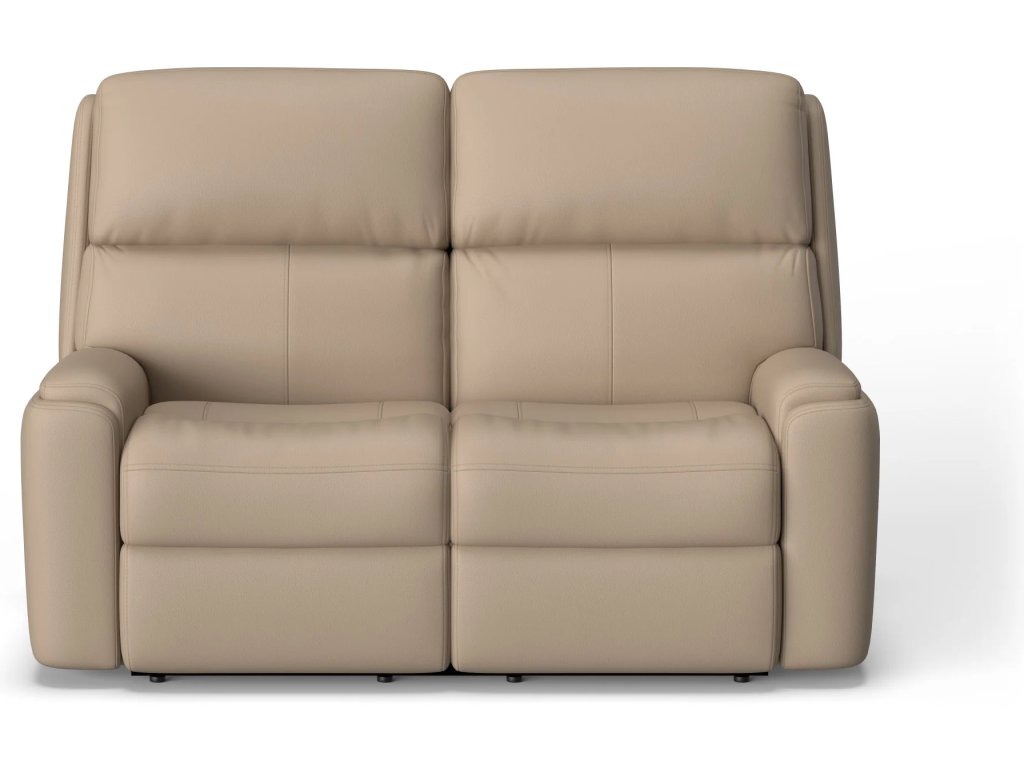 Rio Leather Power Reclining Loveseat - image 1