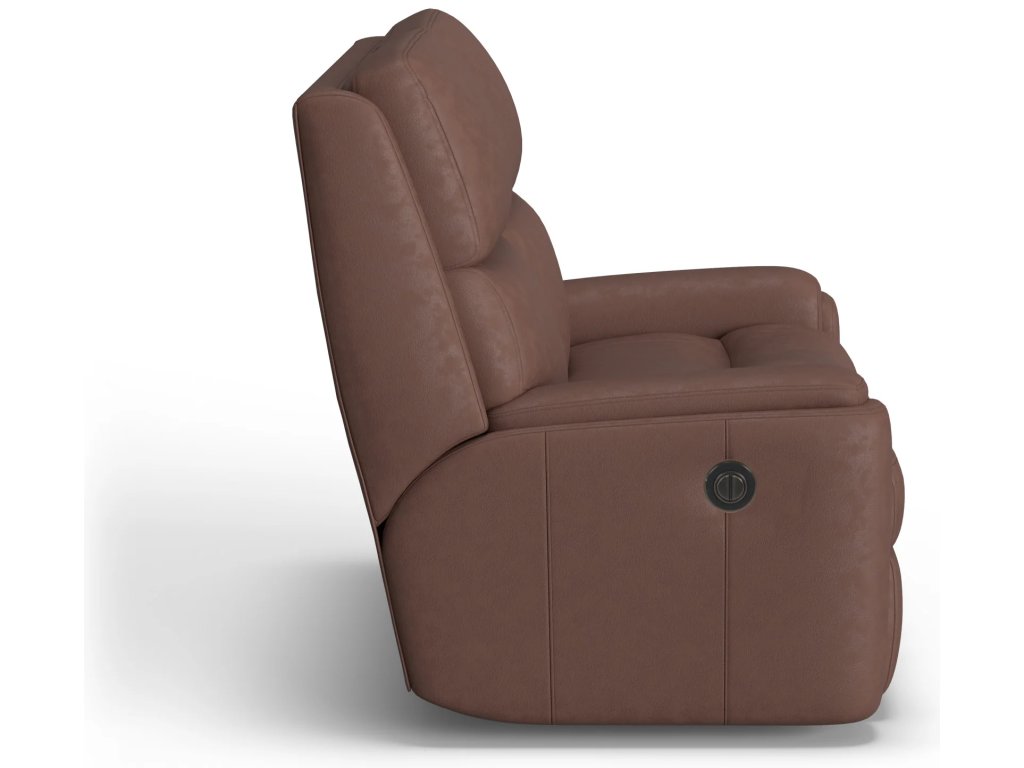 Rio Leather Power Reclining Loveseat - image 2
