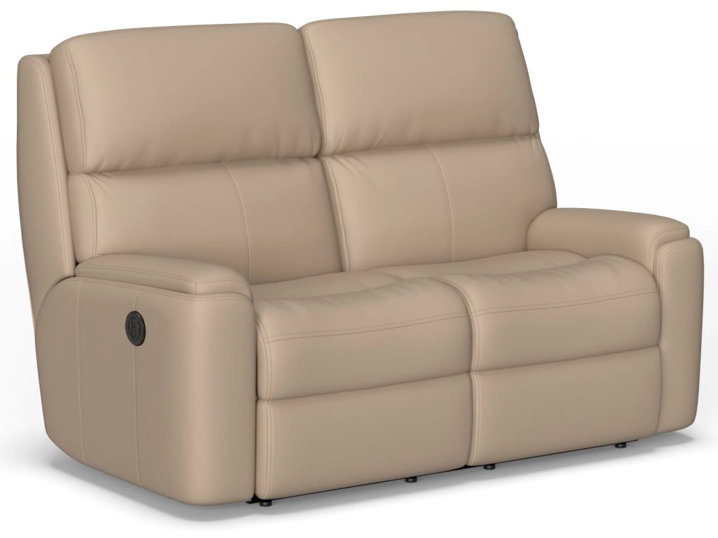 Rio Leather Power Reclining Loveseat - image 3