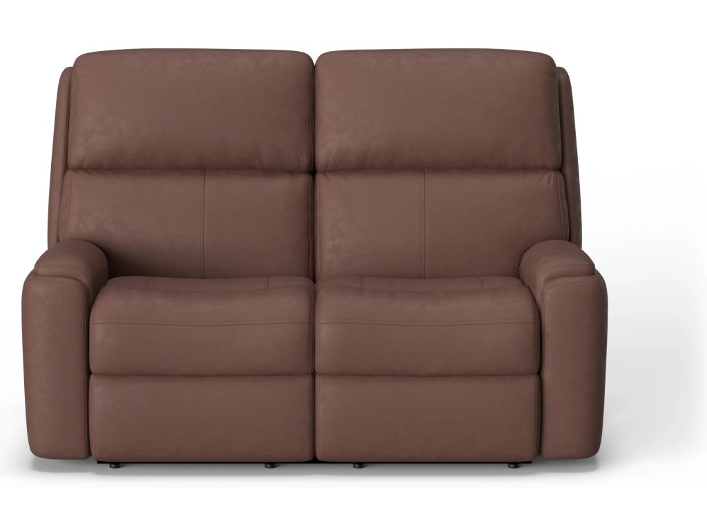 Rio Leather Power Reclining Loveseat - image 4