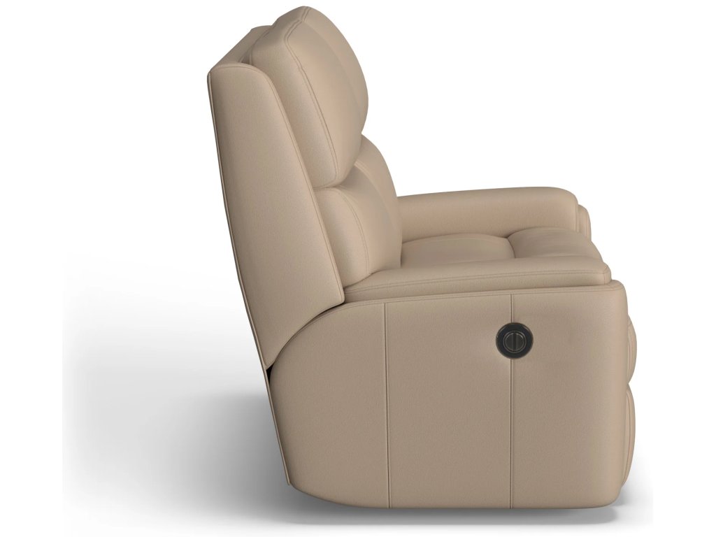 Rio Leather Power Reclining Loveseat - image 5