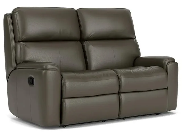 Rio Leather Reclining Loveseat
