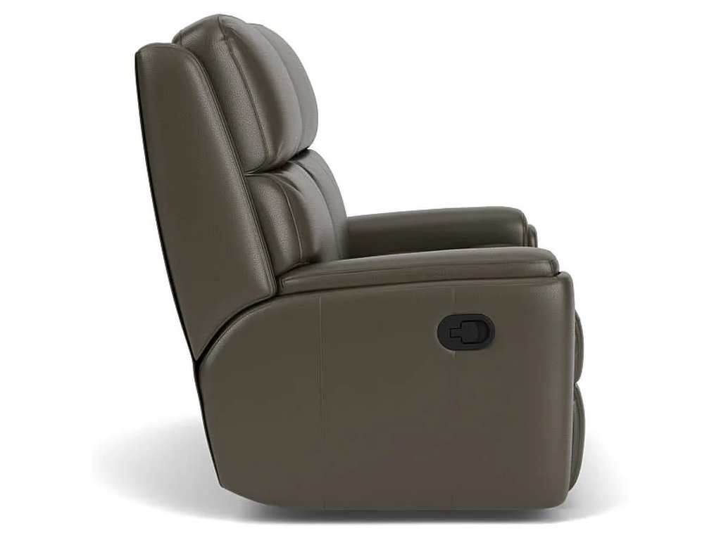Rio Leather Reclining Loveseat - image 2
