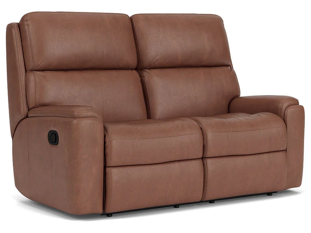 Rio Leather Reclining Loveseat - image 3