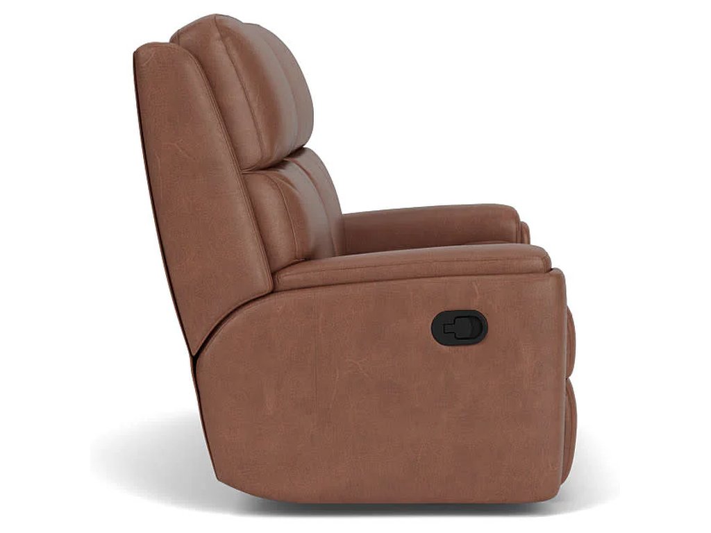 Rio Leather Reclining Loveseat - image 5