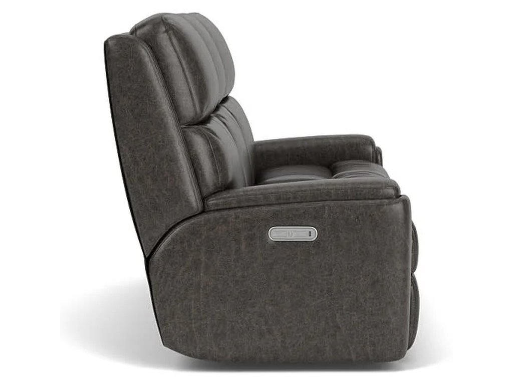 Rio Leather Power Reclining Sofa with Power Headrests - image 2