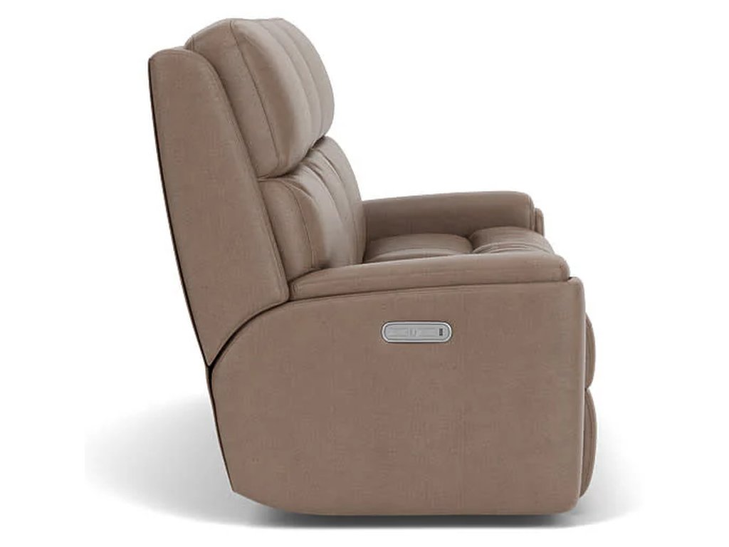Rio Leather Power Reclining Sofa with Power Headrests - image 5