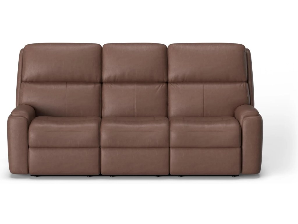 Rio Leather Reclining Sofa - image 1