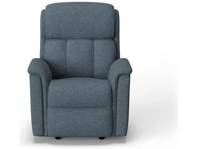 Luna Fabric Power Recliner with Power Headrest - Alternative View