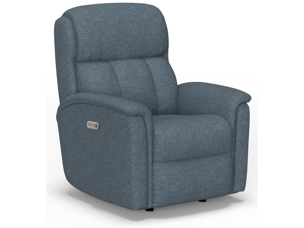 Luna Fabric Power Recliner with Power Headrest - image 3