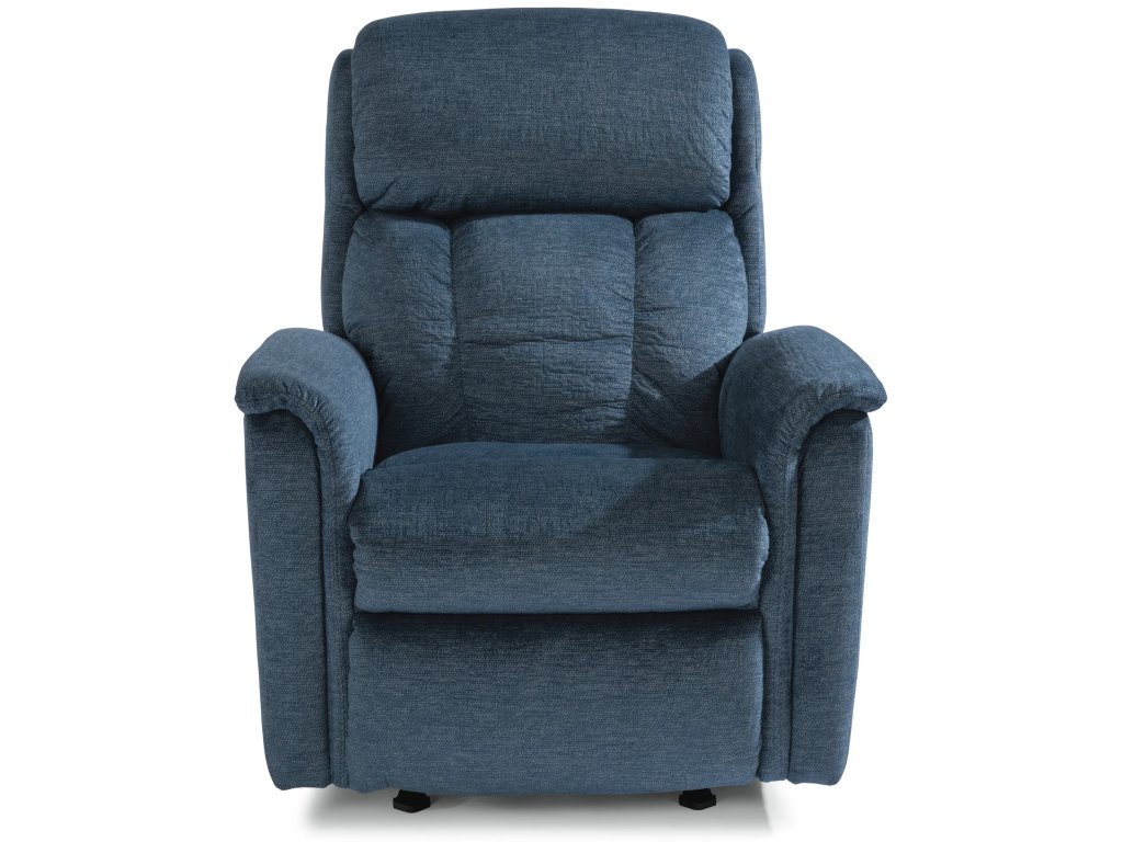 Luna Fabric Power Rocking Recliner with Power Headrest - image 1