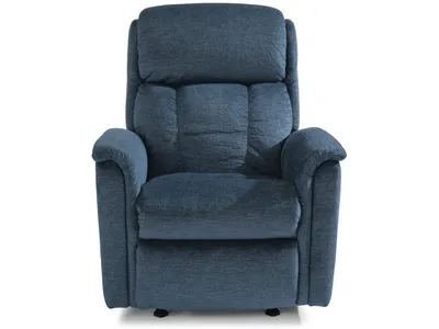 Luna Fabric Power Rocking Recliner with Power Headrest - Alternative View