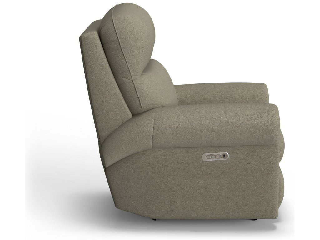 Langston Fabric Power Rocking Recliner with Power Headrest - image 2