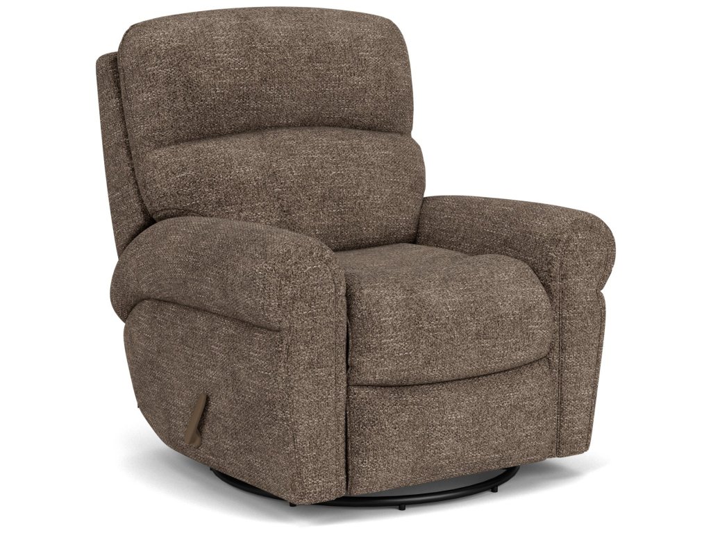 Langston Fabric Swivel Gliding Recliner - image 1